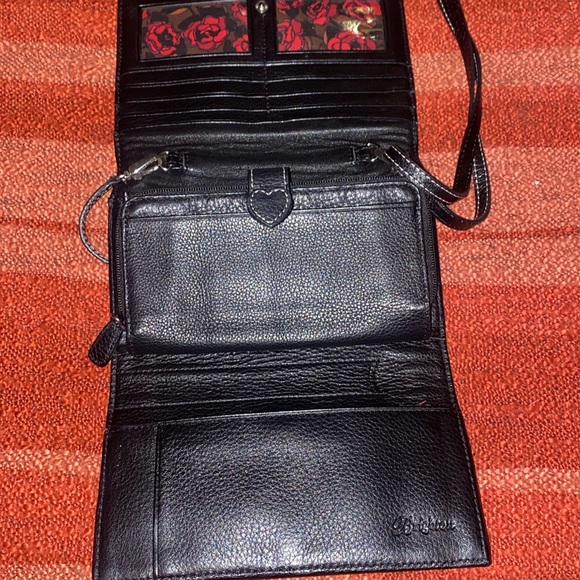 BRIGHTON CROSS BODY WALLET ON STRING STRAP LEATHER - Picture 5 of 8